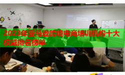 2023年亞馬遜跨境電商培訓(xùn)機構(gòu)十大權(quán)威排名榜單